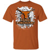 Colorful Earthquake Art Texas Longhorns T Shirt