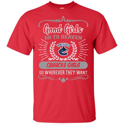 Good Girls Go To Heaven Vancouver Canucks Girls T Shirts