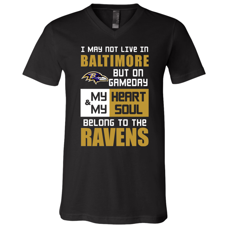 My Heart And My Soul Belong To The Baltimore Ravens T Shirts