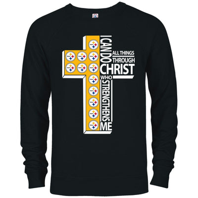 Gorgeous I Can Do All Things Through Christ Pittsburgh Steelers T Shirts