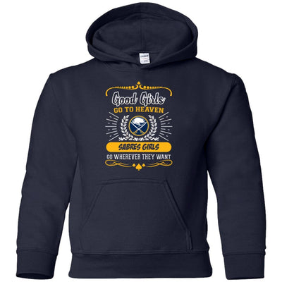 Good Girls Go To Heaven Buffalo Sabres Girls T Shirts