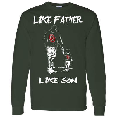 Happy Like Father Like Son Oklahoma Sooners T Shirts