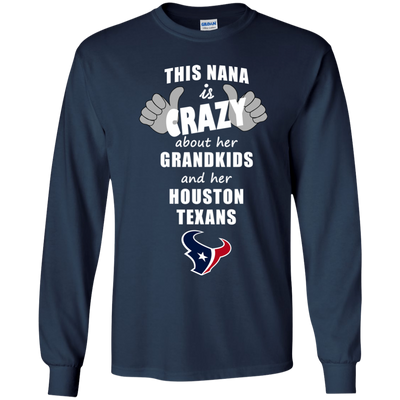 This Nana Is Crazy About Her Grandkids And Her Houston Texans T Shirts