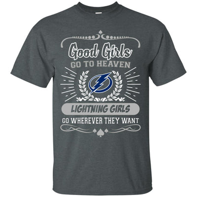 Good Girls Go To Heaven Tampa Bay Lightning Girls T Shirts