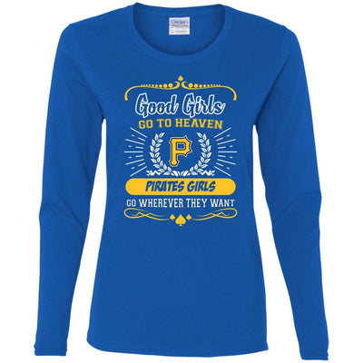 Good Girls Go To Heaven Pittsburgh Pirates Girls T Shirts