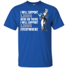 I Will Support Everywhere Detroit Lions T Shirts