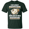 My Loyalty And Your Lack Of Taste Anaheim Ducks T Shirts