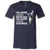 I Will Support Everywhere Detroit Lions T Shirts