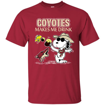 Arizona Coyotes Make Me Drinks T Shirt