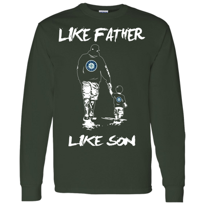 Happy Like Father Like Son Seattle Mariners T Shirts