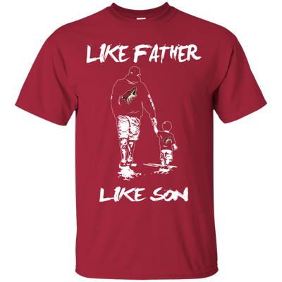 Happy Like Father Like Son Arizona Coyotes T Shirts