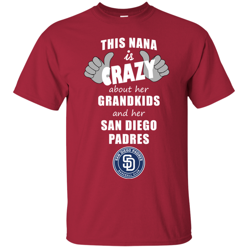 This Nana Is Crazy About Her Grandkids And Her San Diego Padres T Shirts