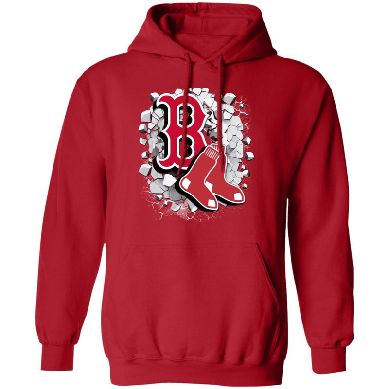 Colorful Earthquake Art Boston Red Sox T Shirt