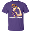 Beautiful Girl Unbreakable Go Minnesota Vikings T Shirt