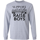 Support Wildlife Raise Boys T Shirts V1
