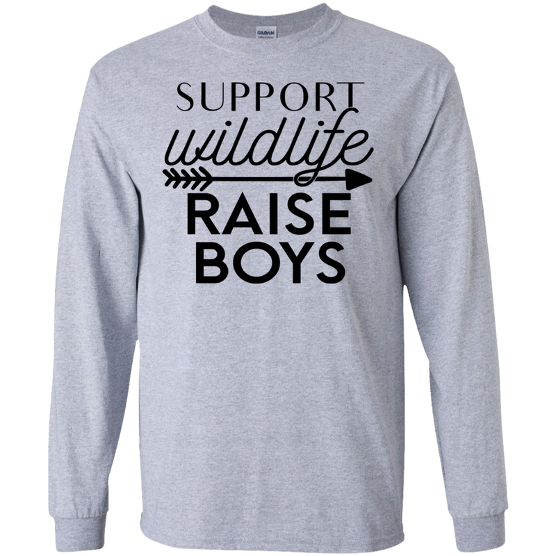 Support Wildlife Raise Boys T Shirts V1