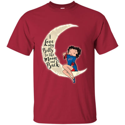 BB I Love My Buffalo Bills To The Moon And Back T Shirt