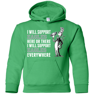 I Will Support Everywhere Philadelphia Eagles T Shirts