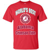 Amazing World's Best Dad Alabama Crimson Tide T Shirts