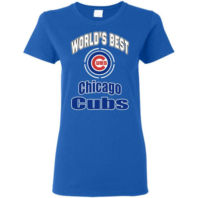 Amazing World's Best Dad Chicago Cubs T Shirts