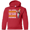 I Will Support Everywhere Washington Redskins T Shirts