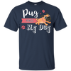 Pug Makes My Day T Shirts