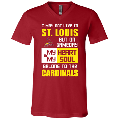 My Heart And My Soul Belong To The St. Louis Cardinals T Shirts