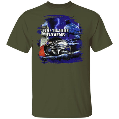 Special Logo Baltimore Ravens Home Field Advantage T Shirt