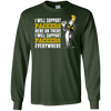 I Will Support Everywhere Green Bay Packers T Shirts