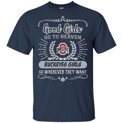 Good Girls Go To Heaven Ohio State Buckeyes Girls T Shirts