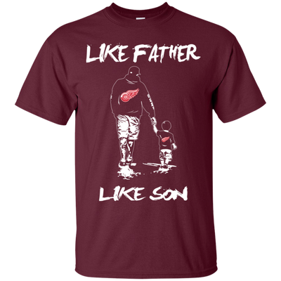 Happy Like Father Like Son Detroit Red Wings T Shirts