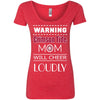 Warning Mom Will Cheer Loudly Alabama Crimson Tide T Shirts