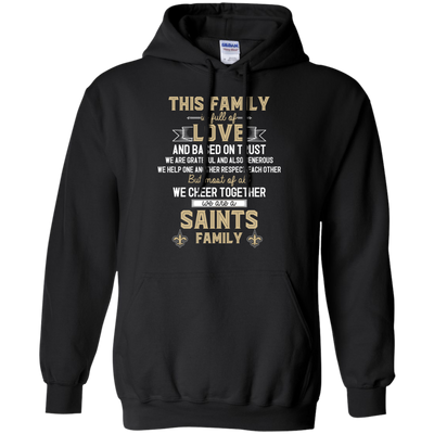 We Are A New Orleans Saints Family T Shirt