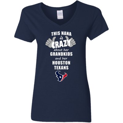 This Nana Is Crazy About Her Grandkids And Her Houston Texans T Shirts