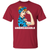 Beautiful Girl Unbreakable Go Miami Marlins T Shirt