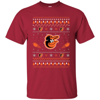 Baltimore Orioles Stitch Knitting Style Ugly T Shirts WNG