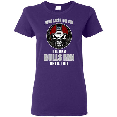 Win Lose Or Tie Until I Die I'll Be A Fan Buffalo Bulls Royal T Shirts