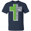 Gorgeous I Can Do All Things Through Christ Seattle Seahawks T Shirts