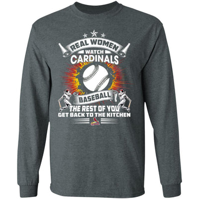 Funny Gift Real Women Watch St. Louis Cardinals T Shirt