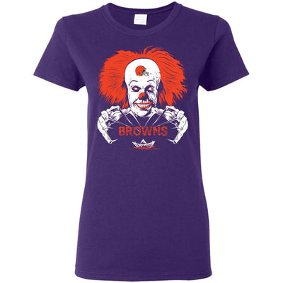 IT Horror Movies Cleveland Browns T Shirts