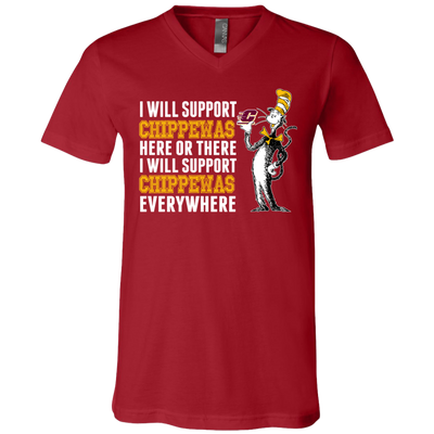 I Will Support Everywhere Central Michigan Chippewas T Shirts