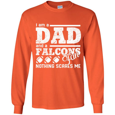 I Am A Dad And A Fan Nothing Scares Me Bowling Green Falcons T Shirt