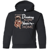 Pug - It's Not Drinking Alone If Your Dog's Home T Shirts