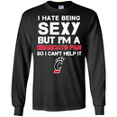 I Hate Being Sexy But I'm Fan So I Can't Help It Cincinnati Bearcats Black T Shirts