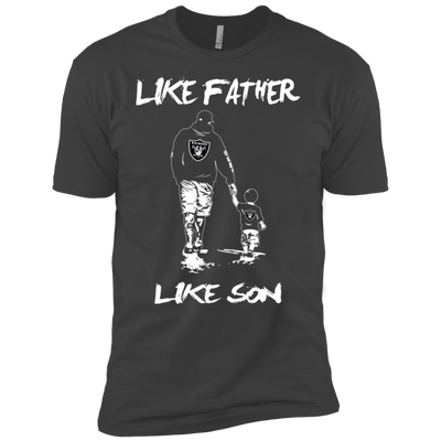 Happy Like Father Like Son Oakland Raiders T Shirts