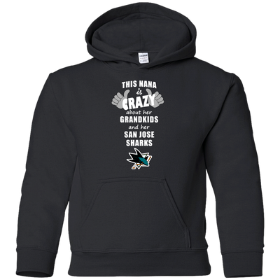 This Nana Is Crazy About Her Grandkids And Her San Jose Sharks T Shirts