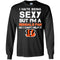 I Hate Being Sexy But I'm Fan So I Can't Help It Cincinnati Bengals Black T Shirts