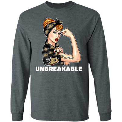 Beautiful Girl Unbreakable Go Anaheim Ducks T Shirt