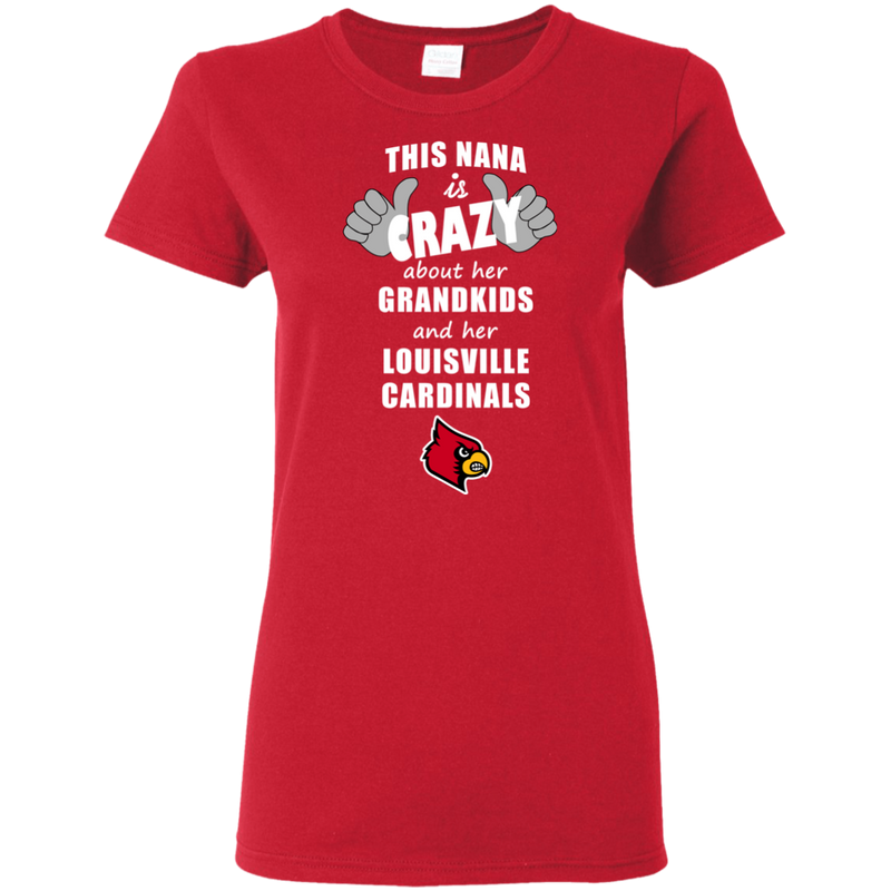 This Nana Is Crazy About Her Grandkids And Her Louisville Cardinals T Shirts