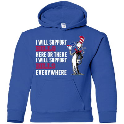 I Will Support Everywhere Buffalo Bills T Shirts